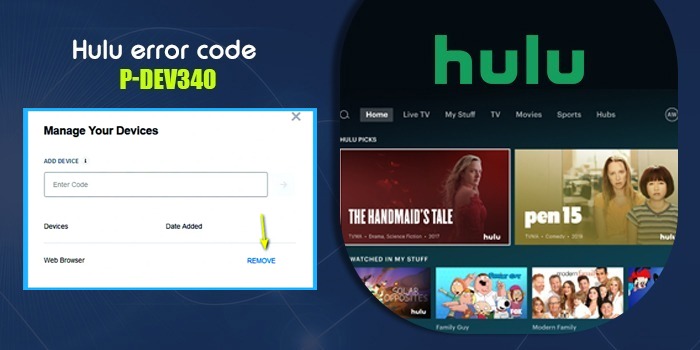 Why does Hulu Error Code P-DEV340 occur? Check the reason and solution