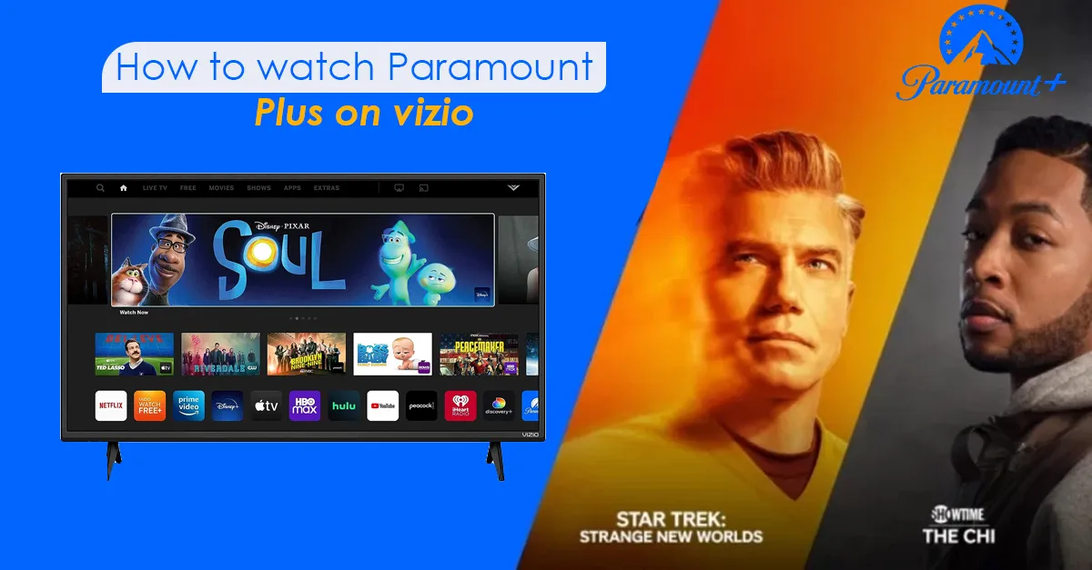 Activation Guide For Paramount Plus on Vizio